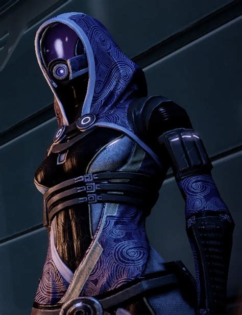 Official Unused Concept Art For Tali Without Her Mask