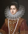 Portrait d'Anne d'Autriche (1601 -1666), Reine de France d'après Frans ...