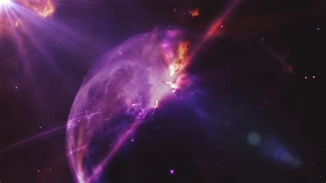 Cosmic Stars Planet Motion Video Background