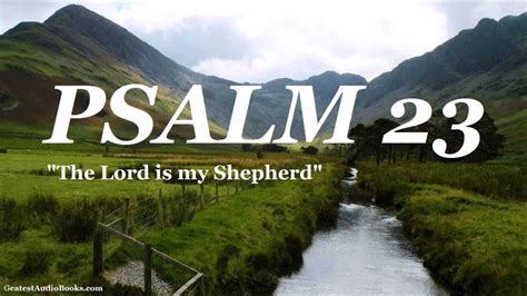 Let me not be ashamed, let not mine enemies triumph over me. Psalm 23, King James Version - YouTube