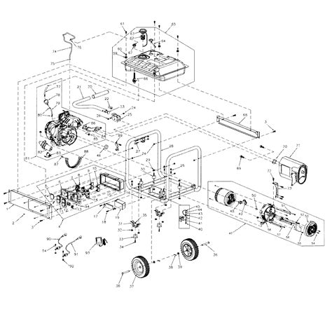 Generac Gp7500e Parts Diagram