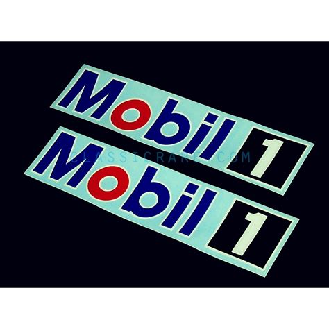 Mobil 1 Mobil One 6inch Decal Style1 X 2 Pcs