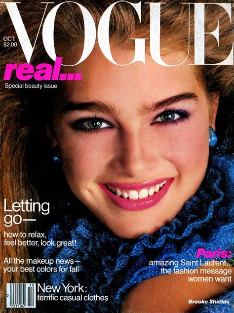Brooke Shields Brooke Shields Vogue Covers Magazine Cover