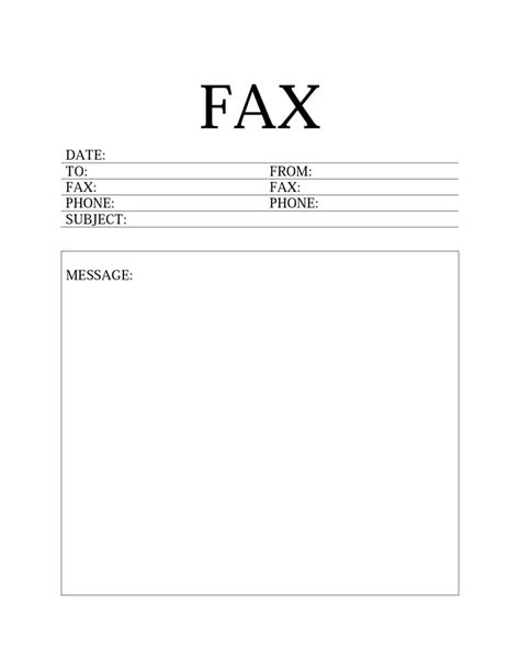 Fax Cover Sheet Fillable Cover Sheet Template Fax Cover Sheet Riset