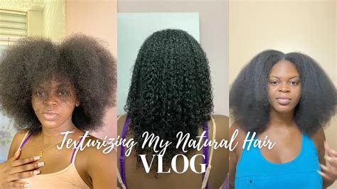 Texturizing My Natural Hair Making My Natural Hair Softer And Easy To