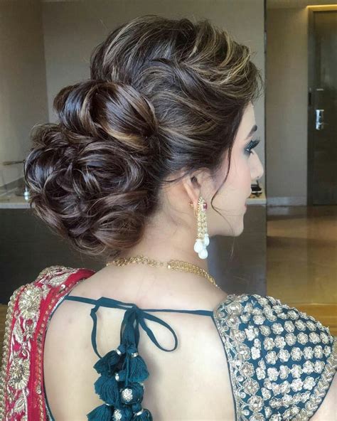 28 Messy Bun Hairstyles For Saree Hairstyle Catalog