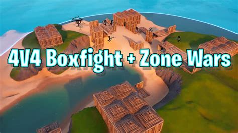 4v4 Boxfight Zone Wars Twin Fortnite Creative Map Code