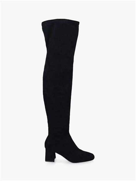 Carvela Quant Over The Knee Boots Black At John Lewis And Partners