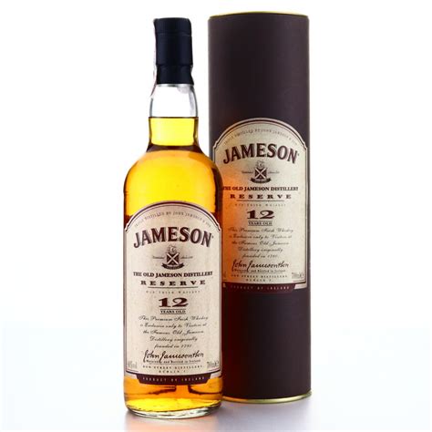 Jameson 12 Year Old The Old Distillery Reserve Whisky Auctioneer
