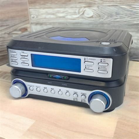 Gpx Hc221b Portable Stereo With Cd Player And Amfm Radio Tested And