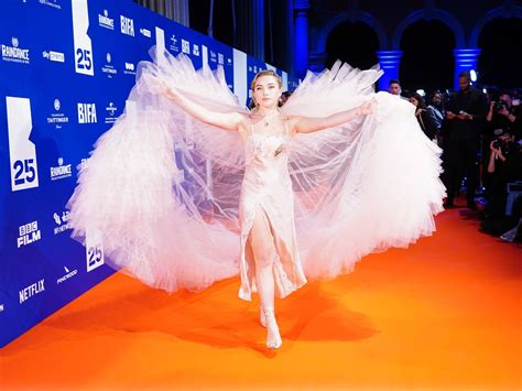 Florence Pugh Dazzles In Pink On British Independent Film Awards Red