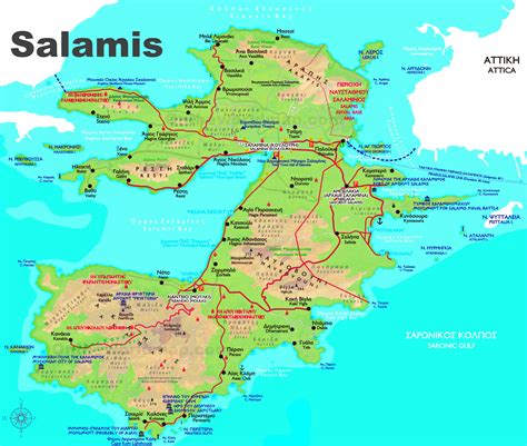 Salamis Tourist Map