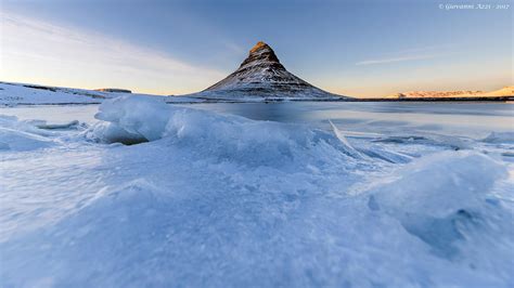 Frozen Kirkjufell Juzaphoto