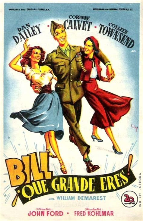 Reparto De Bill Qué Grande Eres Película 1950 Dirigida Por John