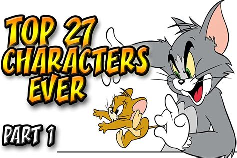 Top 27 Influential Cartoon Characters Of All Time Part 1