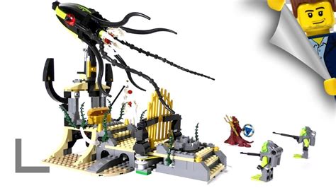 Обзор набора Lego Atlantis 8061 Ворота Кальмара Gateway Of The Squid