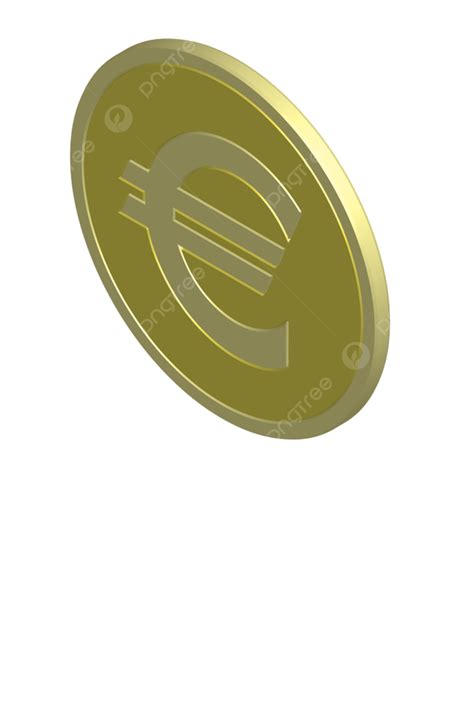 Euro Coin Vector Hd Png Images Gold Coin With Euro Sign Commerce