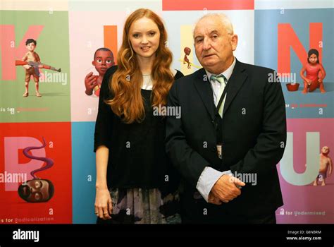 Editorial Use Only Lily Cole With Lord John Bird Founder Of The Big