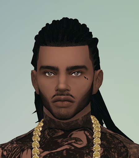 Three Hairs For Males Sims 4 Custom Content Sims 4 Afro Hair Sims