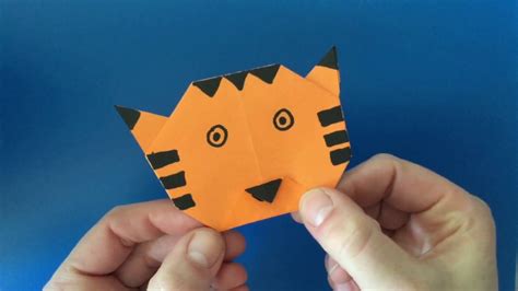 Comment Faire Un Tigre En Papier Bricolage Facile En Papier Origami