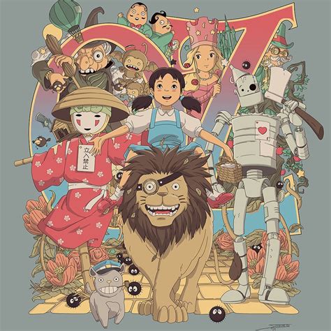 Studio Ghiblis The Road To Oz By Saqman Design Rghibli