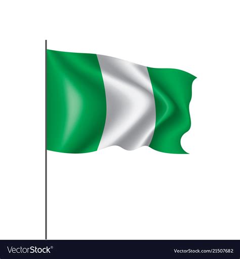 Nigeria Flag Royalty Free Vector Image Vectorstock