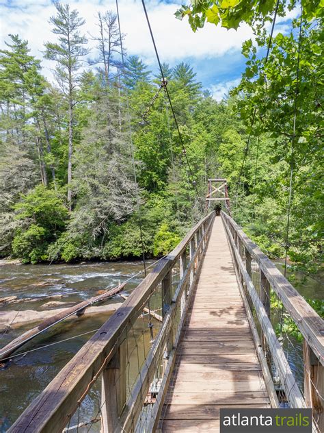 Vogel state park is nestled in the blue ridge mountains, in the heart of the chattahoochee national forest. Toccoa River Swinging Bridge | Hiking in georgia, Blue ...