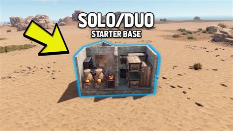 Best Soloduo Starter Base In Rust 2x1 Starter Base Design 2021