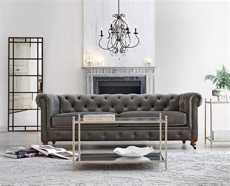 Classic style gets a fresh look with the graceful silhouette of our soma aimee collection. Home Decorators Collection Gordon Brown Leather Sofa ...