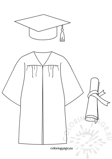 Printable Cap And Gown Template Printable Templates