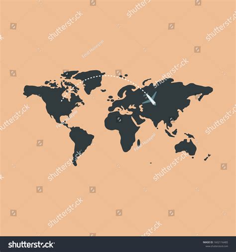 Similar World Map Minimalistic World Map With Royalty Free Stock