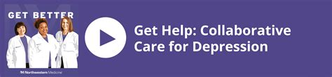 Get Help Collaborative Care For Depression Northwestern Medicine