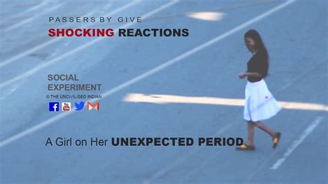 Social Experiment On Periods Shaming Shocking Reactions Youtube