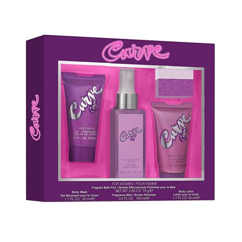 Womens Perfume Fragrance Set By Curve Body Wash And Lotion