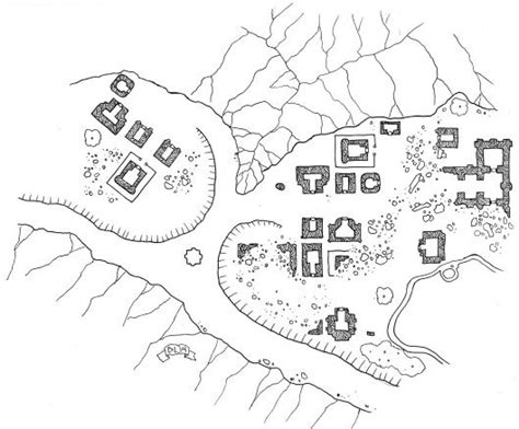 The Ruined Necropolis Dyson Logos On Patreon Fantasy City Map Map