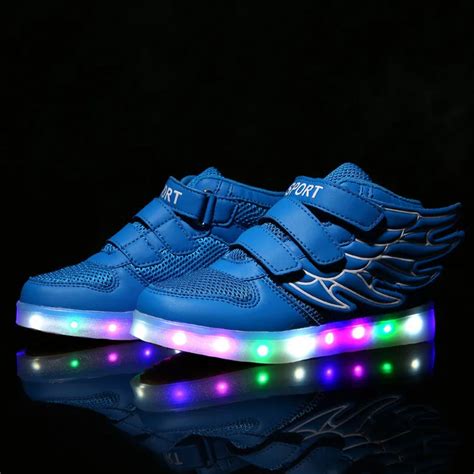 High Quality 2015 New Autumn Children Shoes With Light Kids Light Up