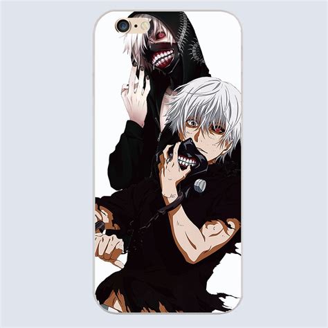 Two Anime Characters Are Talking On Their Cell Phone Cases One Is