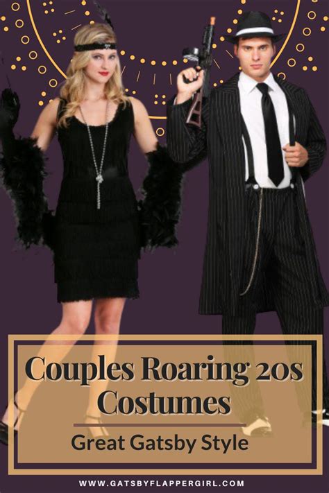 Roaring 20s Costumes For Couples That Dazzle Couples Costumes