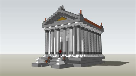 Greek Temple In Minecraft 3d Warehouse