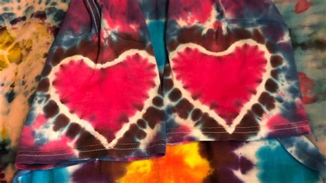 How To Tie Dye Heart On Your Sleeve Diy Youtube