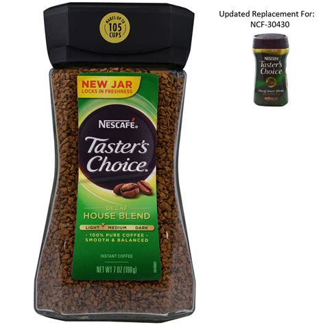 Nescafé Tasters Choice Instant Coffee Decaf House Blend 7 Oz 198