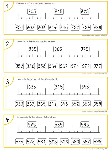 Diese spielerischen kopiervorlagen gliedern sich in die einteilung in . Lernstübchen: Zahlen am Zahlenstrahl (5)