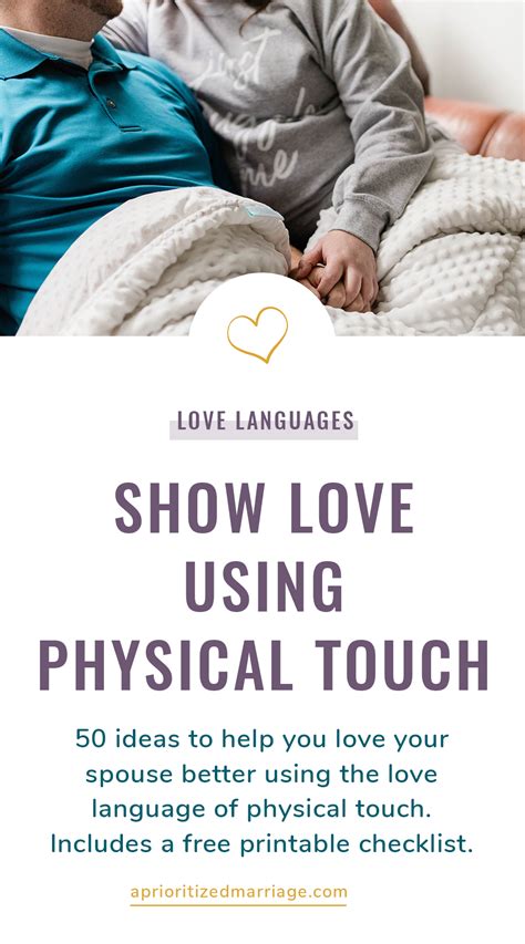 50 ways to speak using physical touch love language physical touch physical touch touch love