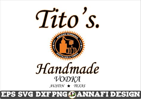 Titos Vodka Svg Vector Cri Cut File Clipart Cuttable Etsy