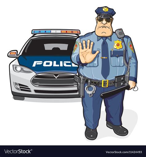 Police Patrol Sheriff Royalty Free Vector Image