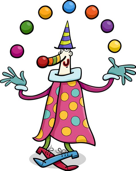 Coloriage clown dessin à imprimer coloriage clown avec un gateau d anniversaire coloriage jongleur et clown Illustration de dessin animé cirque clown jongleur | Télécharger des Vecteurs Premium