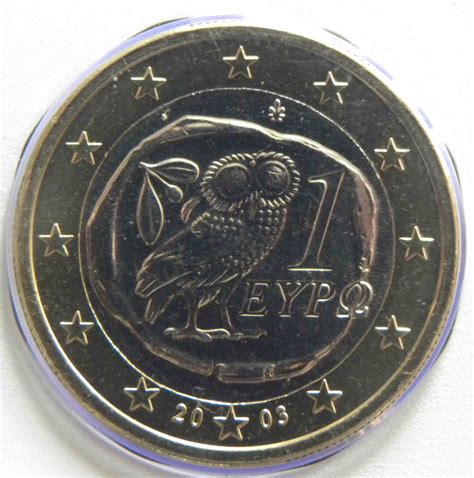 Greece 1 Euro Coin 2003 - euro-coins.tv - The Online ...
