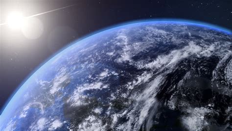 Realistic Beautiful Planet Earth From Deep Space Motion Background Images