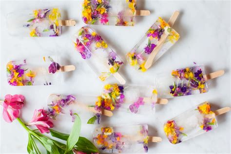 These Flower Ice Pops Are Almost Too Beautiful To Eat Flower Ice