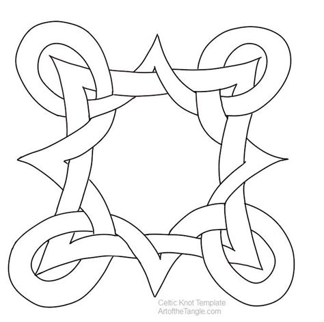 Celtic Knot Templates Art Of The Tangle Celtic Knot Drawing Celtic